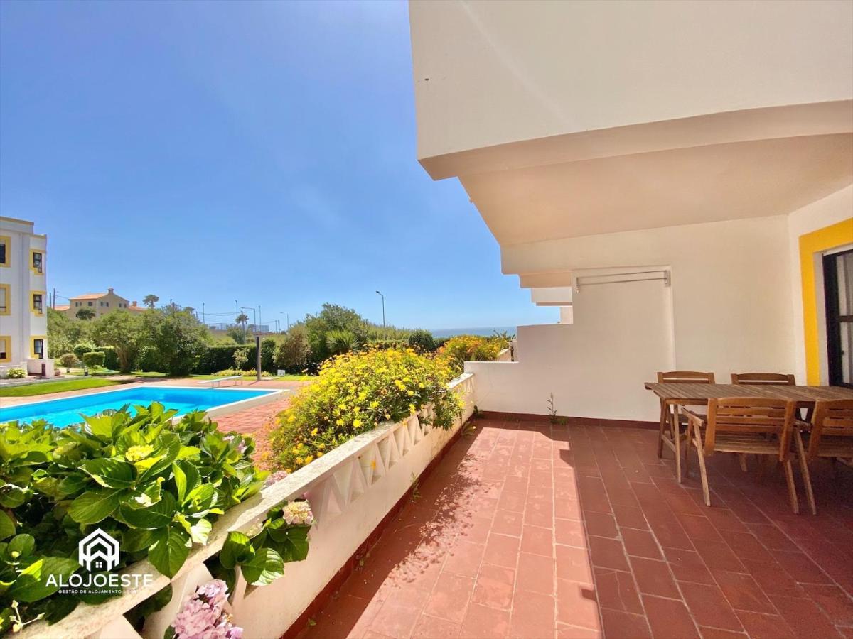 Agua A Vista - Apto Com 2 Quartos E Piscina Ericeira Kültér fotó